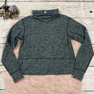 Lululemon Ready to Rulu Fleece Pullover Heathered Submarine Sweatshirt
